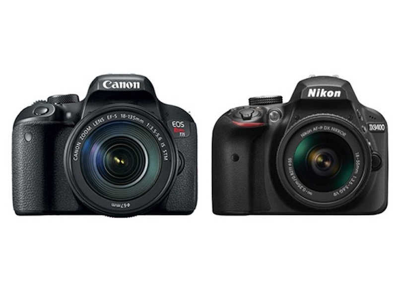 Canon T7i vs Nikon D3400 Specs Comparison