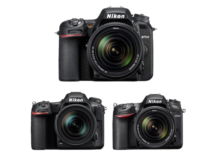 Nikon D7500 vs D500 vs D7200 Comparison
