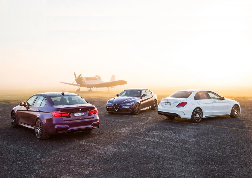 Alfa Romeo Giulia QV v BMW M3 Competition v Mercedes-AMG C63 S Comparisons