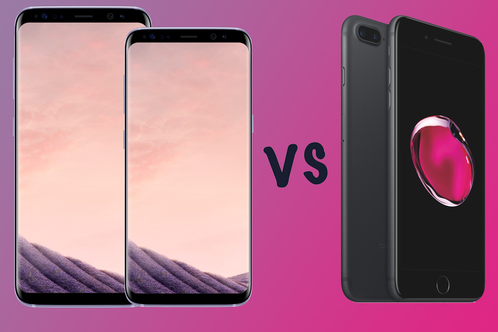 samsung s8 vs iphone 7