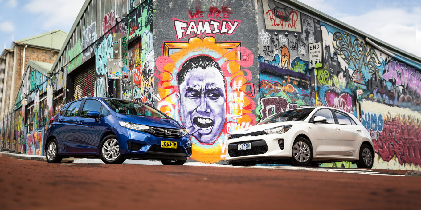 Honda Jazz VTi vs Kia Rio S comparison