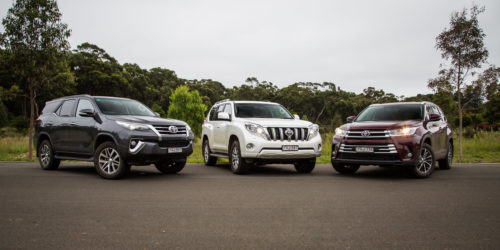 2017 Toyota SUV First look comparison: Fortuner v Kluger v Prado