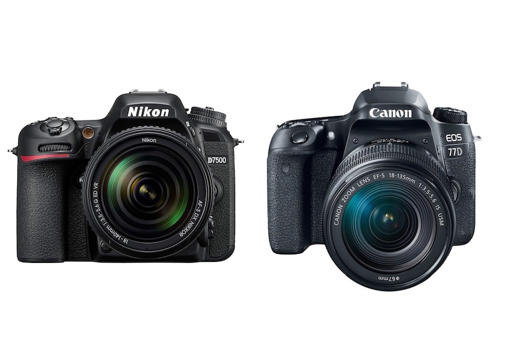 Nikon D7500 vs Canon 77D - Comparison. 