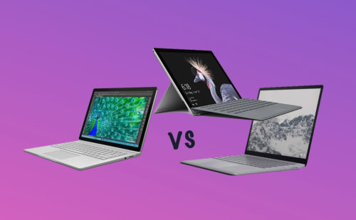 Microsoft Surface Pro (2017) vs Surface Laptop vs Surface Book: What’s the difference?