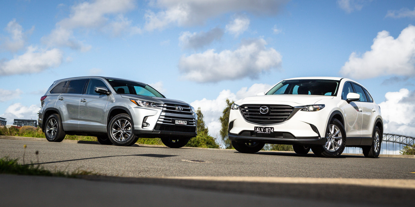 2017 Toyota Kluger GX FWD v Mazda CX-9 Sport FWD Comparison