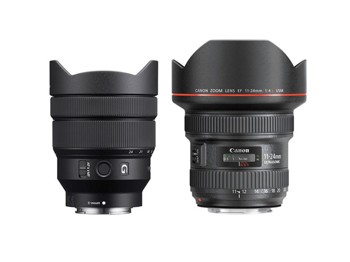 Sony FE 12-24mm f/4 G vs Canon EF 11-24mm f/4L Comparison