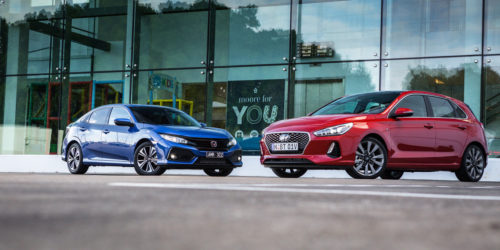 2017 Honda Civic VTi-LX vs Hyundai i30 SR Premium comparison – Video Review