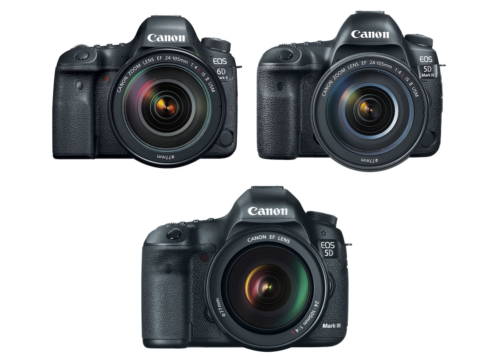 Canon 6D Mark II vs 5D Mark IV vs 5D Mark III Comparison