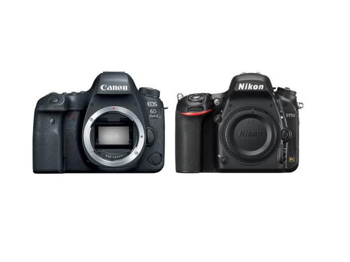 Canon 6D Mark II vs Nikon D750 Specs Comparison