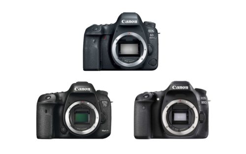 Canon 6D Mark II vs 7D Mark II vs 80D – Comparison