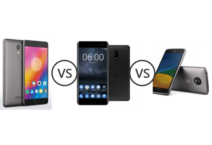 Nokia 6 vs Lenovo P2 vs Moto G5 Plus: A brutal mid-range mobile battle