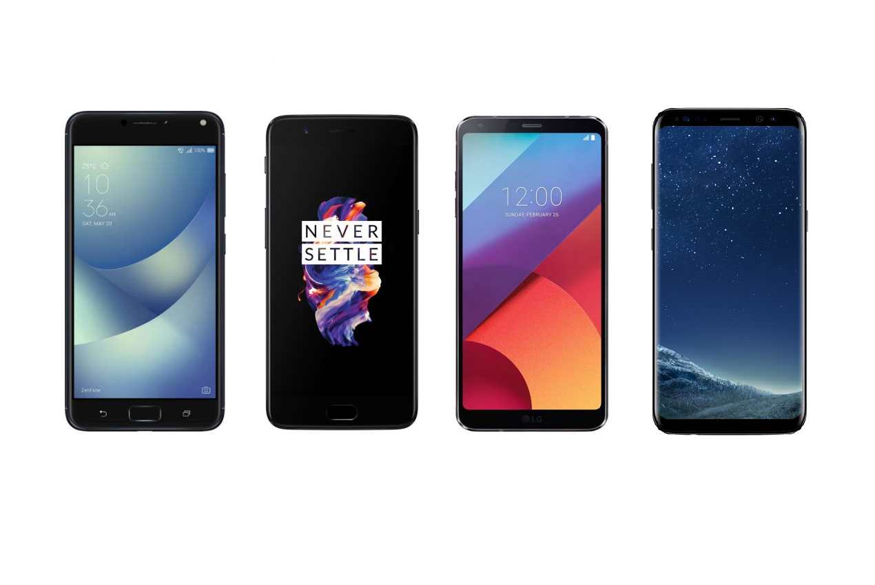 The Flagship Battle: ASUS ZenFone 4 Pro vs. OnePlus 5 vs. LG G6 vs. Samsung Galaxy S8