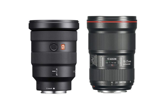 Sony FE 16-35mm f/2.8 GM vs Canon EF 16-35mm f/2.8L III Specs Comparison