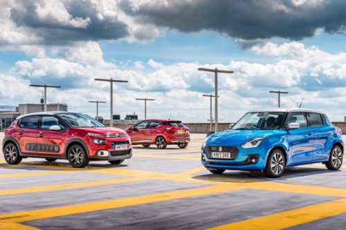 Suzuki Swift vs Nissan Micra vs Citroen C3 triple test review