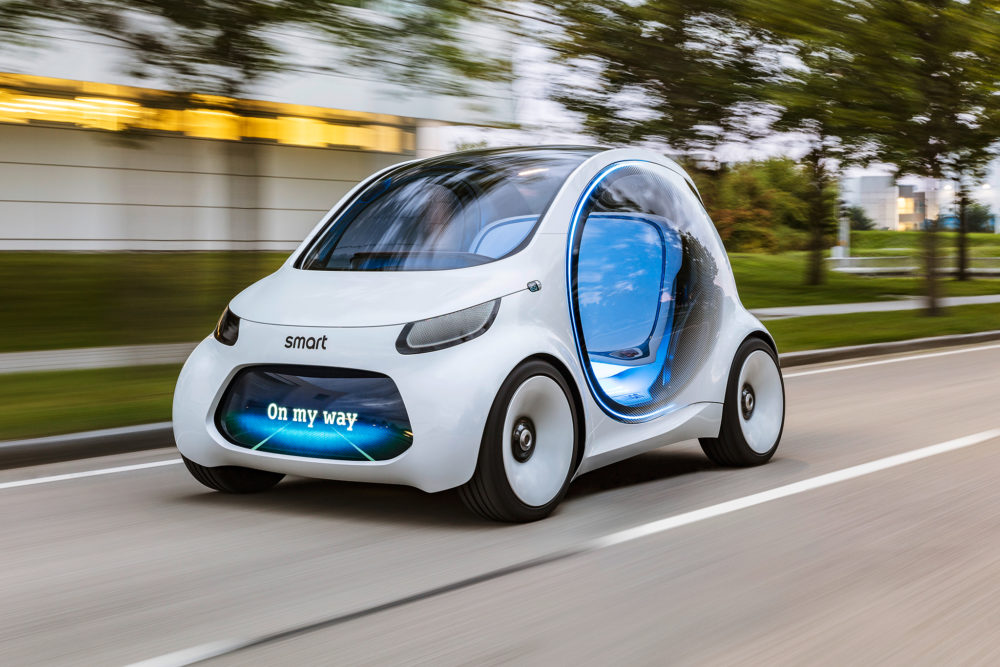 Smart Vision EQ ForTwo concept preview: The future autonomous car for ...