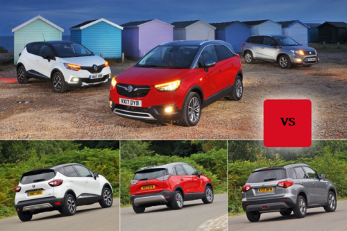 New Vauxhall Crossland X & Renault Captur vs Suzuki Vitara Comparison