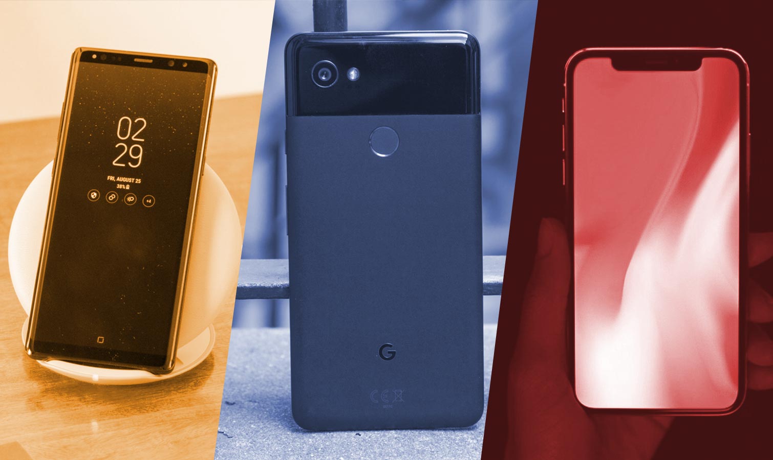 The Best Flagship Phones of 2017 – Compared :  iPhone X vs Pixel 2 XL vs LG V30 vs Galaxy S8+ vs Galaxy Note 8