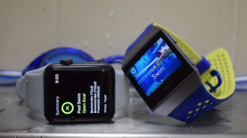 Swimming with Apple Watch Series 3 and Fitbit Ionic