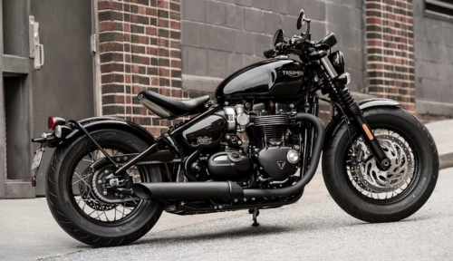 2018 Triumph Bonneville Bobber Black Revealed