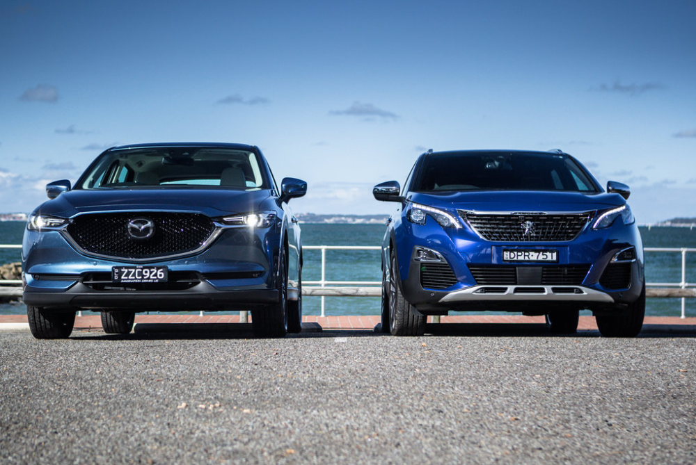 2017 Mazda CX5 vs Peugeot 3008 comparison 2017 Mazda CX5 vs Peugeot 3008 comparison
