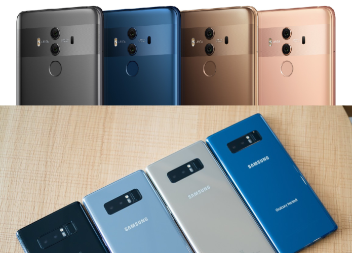 Huawei Mate 10 Pro vs Samsung Galaxy Note8 Specs Comparison
