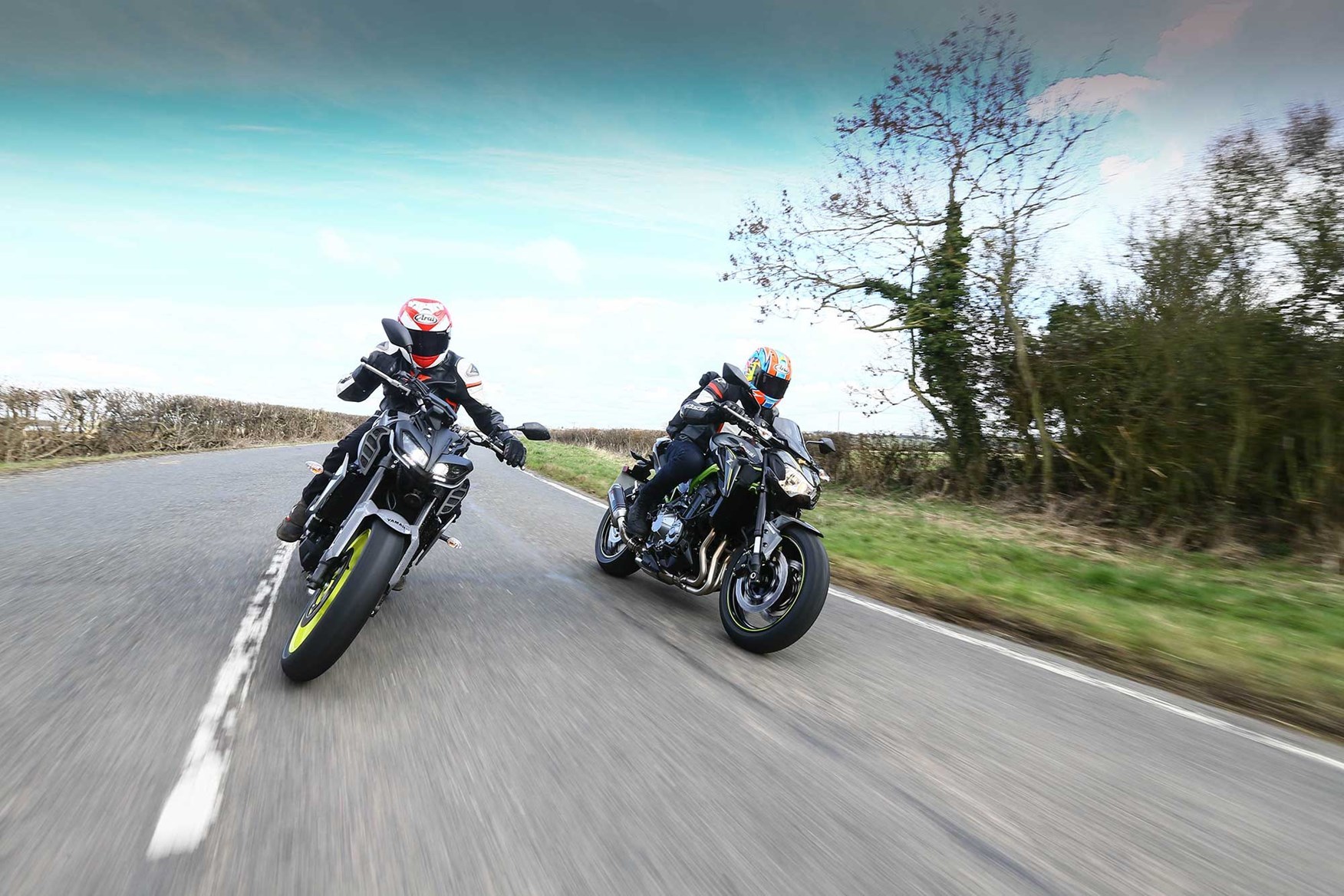 Naked Sports Threeway: Aprilia Shiver 900 Vs. Kawasaki Z900 Vs. Suzuki GSX-S750