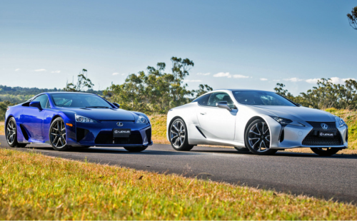 Lexus LFA and Lexus LC500 together – Video Review