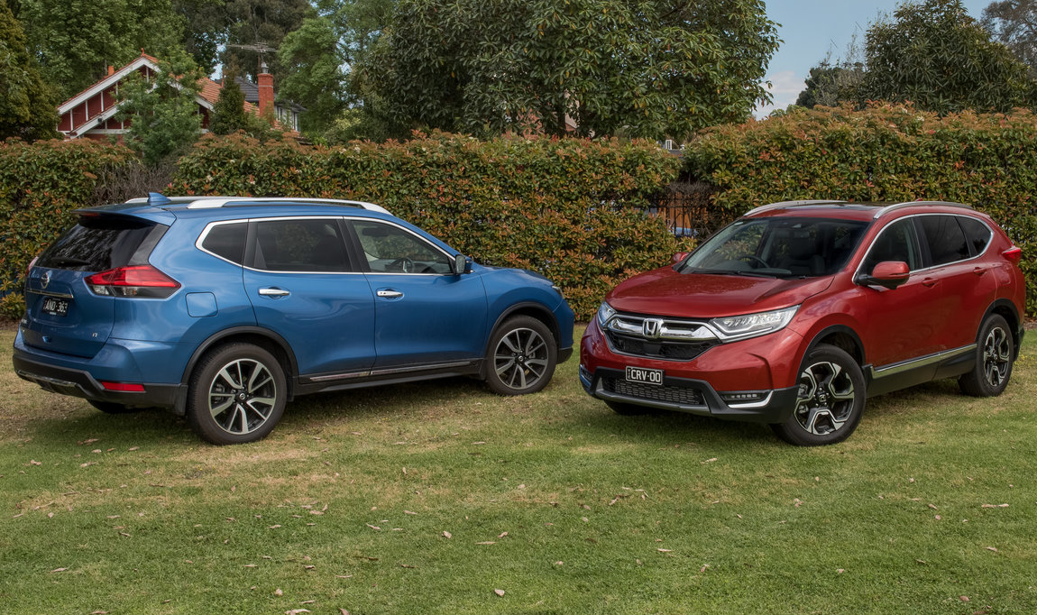 2018 Honda CR-V v Nissan X-Trail comparison