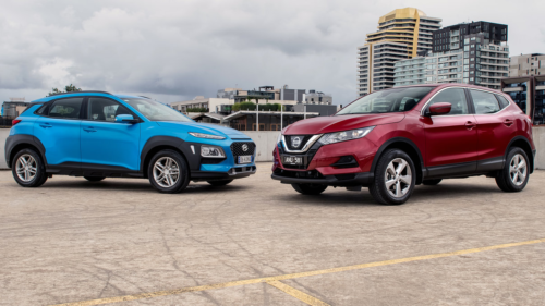 2018 Hyundai Kona Active v Nissan Qashqai ST Comparison