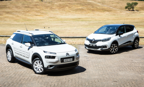 2018 Citroen C4 Cactus Onetone v Renault Captur Intens comparison