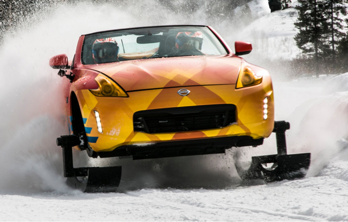 Nissan 370Zki revealed in Chicago : Snowmobile with an open-top twist