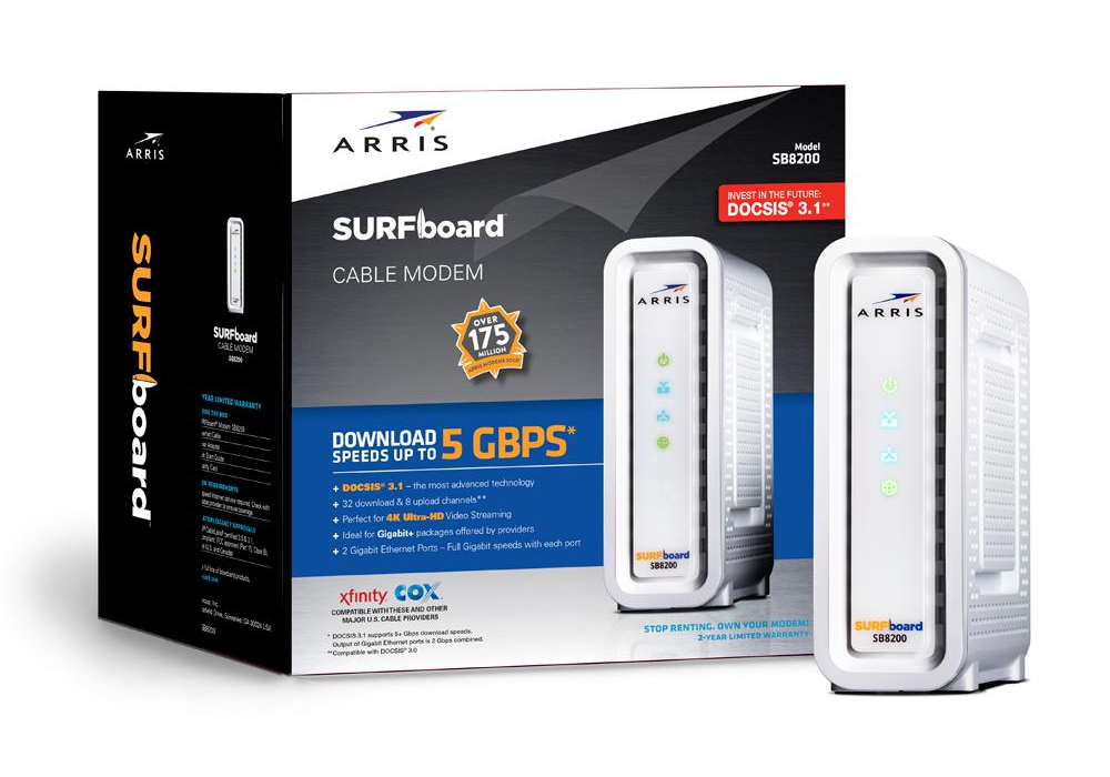 ARRIS SB8200 modem review Upgrade your network with DOCSIS 3.1
