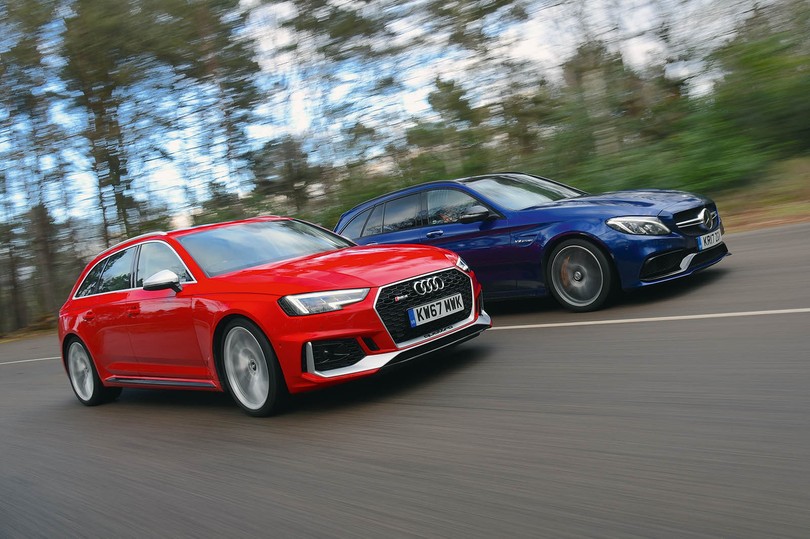 2018 Audi RS4 Avant vs Mercedes-AMG C63 S Estate Comparison