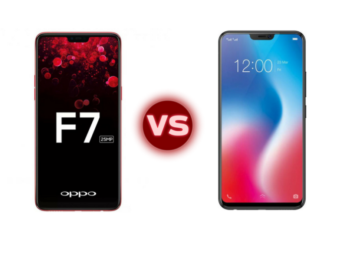 OPPO F7 vs Vivo V9 Specs Comparison
