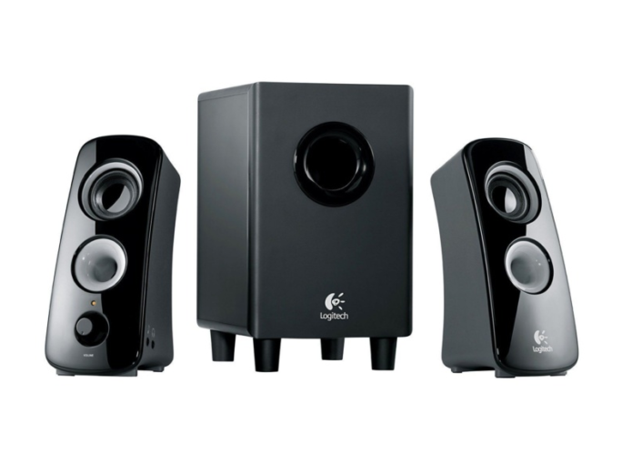 Logitech Z323 review: This 2.1 speaker system's boomy bass overwhelms room-filling sound