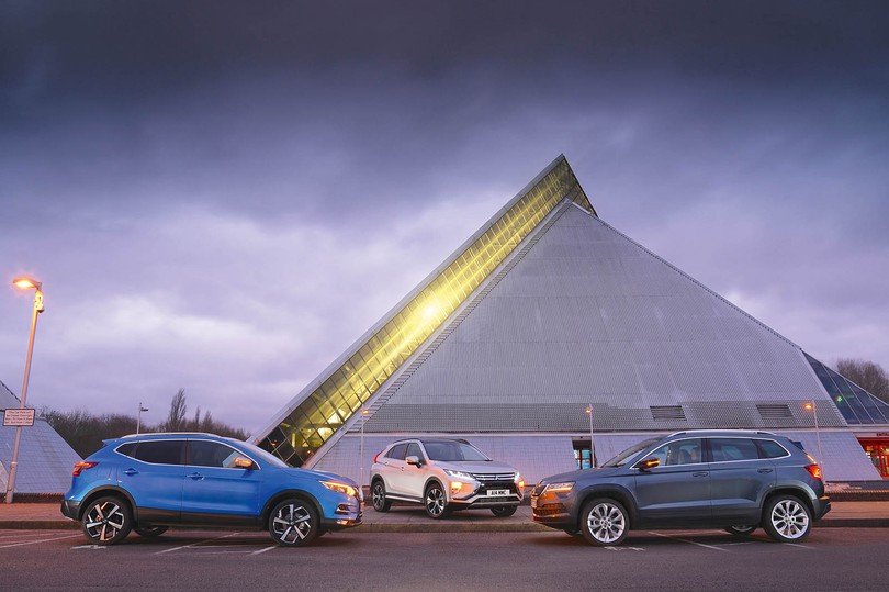 New Mitsubishi Eclipse Cross vs Nissan Qashqai vs Skoda Karoq Comparison