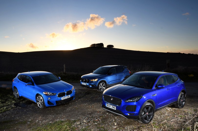 New BMW X2 & Jaguar E-Pace vs Volvo XC40 Comparison