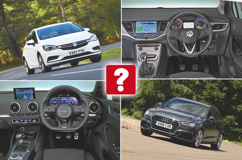 New Vauxhall Astra vs used Audi A3: which is best?