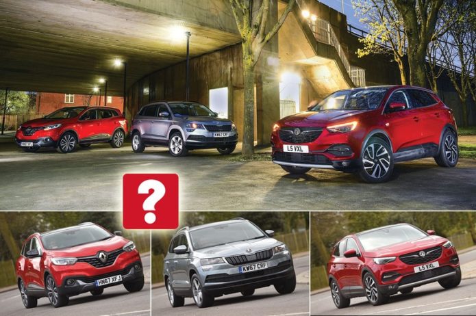 New Vauxhall Grandland X vs Renault Kadjar vs Skoda Karoq Comparison