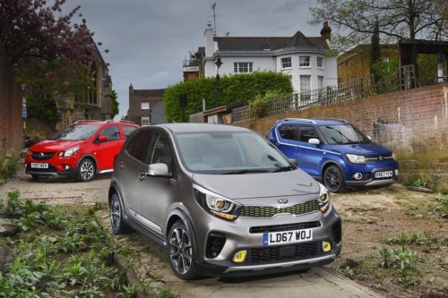 New Kia Picanto X-Line and Vauxhall Viva Rocks vs Suzuki Ignis Comparison