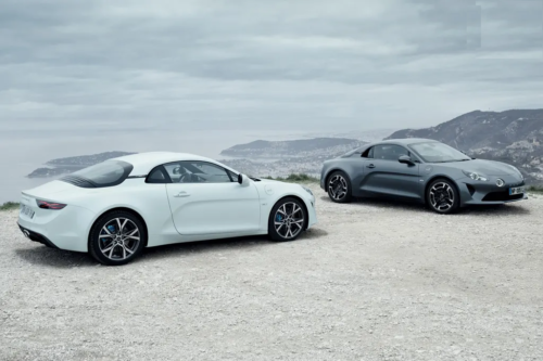 All three Alpine A110 editions for Oz