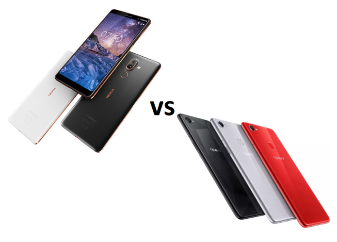 Nokia 7 Plus vs OPPO F7 specs comparison