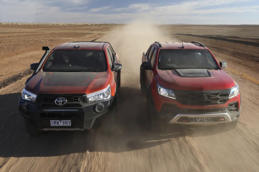 HSV Colorado SportsCat+ v Toyota HiLux Rugged X 2018 Comparison