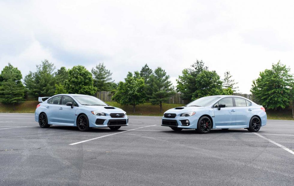 Subaru Series.Gray WRX and WRX STI unveiled at Boxerfest