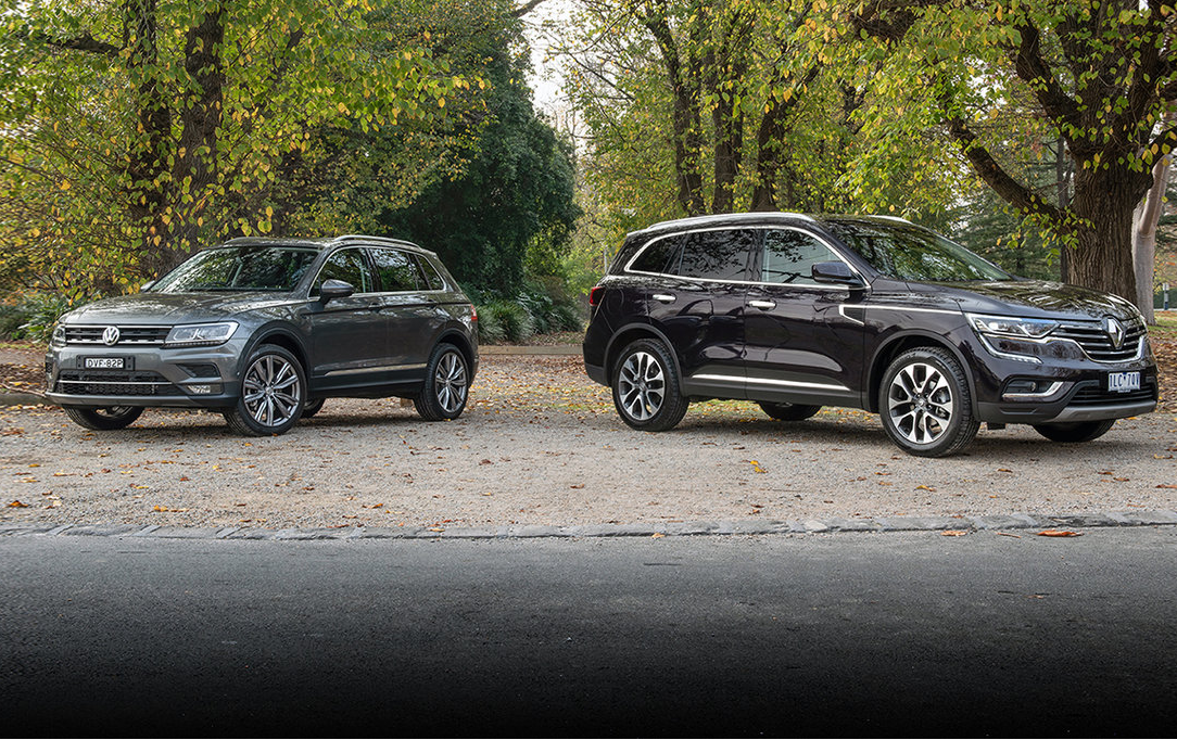 2018 Renault Koleos v Volkswagen Tiguan comparison