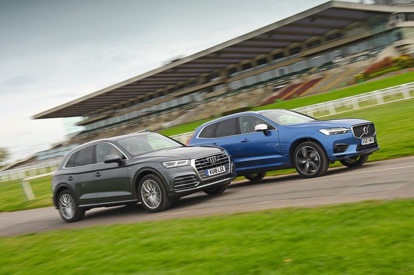 New Audi Q5 diesel vs Volvo XC60 hybrid Comparison GearOpen