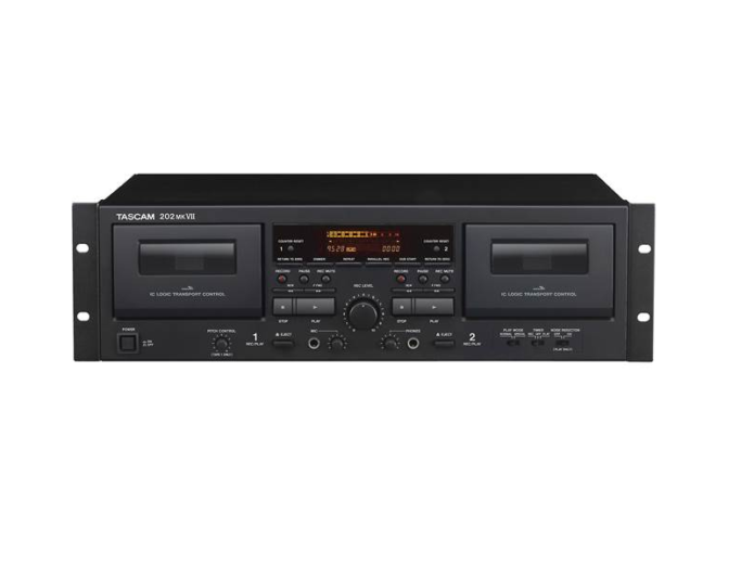 TASCAM 202MKVIII Dual Cassette Desk