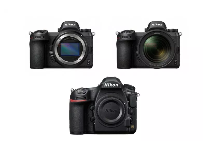 Nikon Z6 vs Nikon Z7 vs Nikon D850 Specifications Comparison