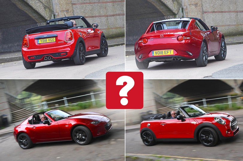 New Mini Convertible vs Mazda MX-5 RF Comparison