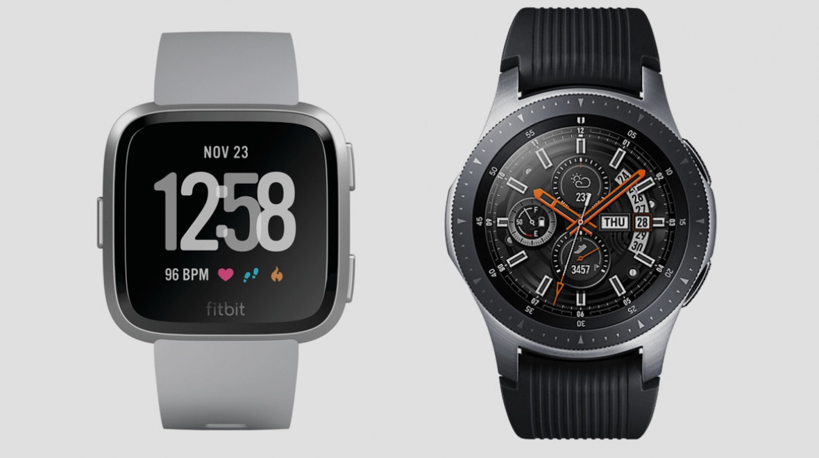 Fitbit Versa v Samsung Galaxy Watch: Stylish smartwatches ...